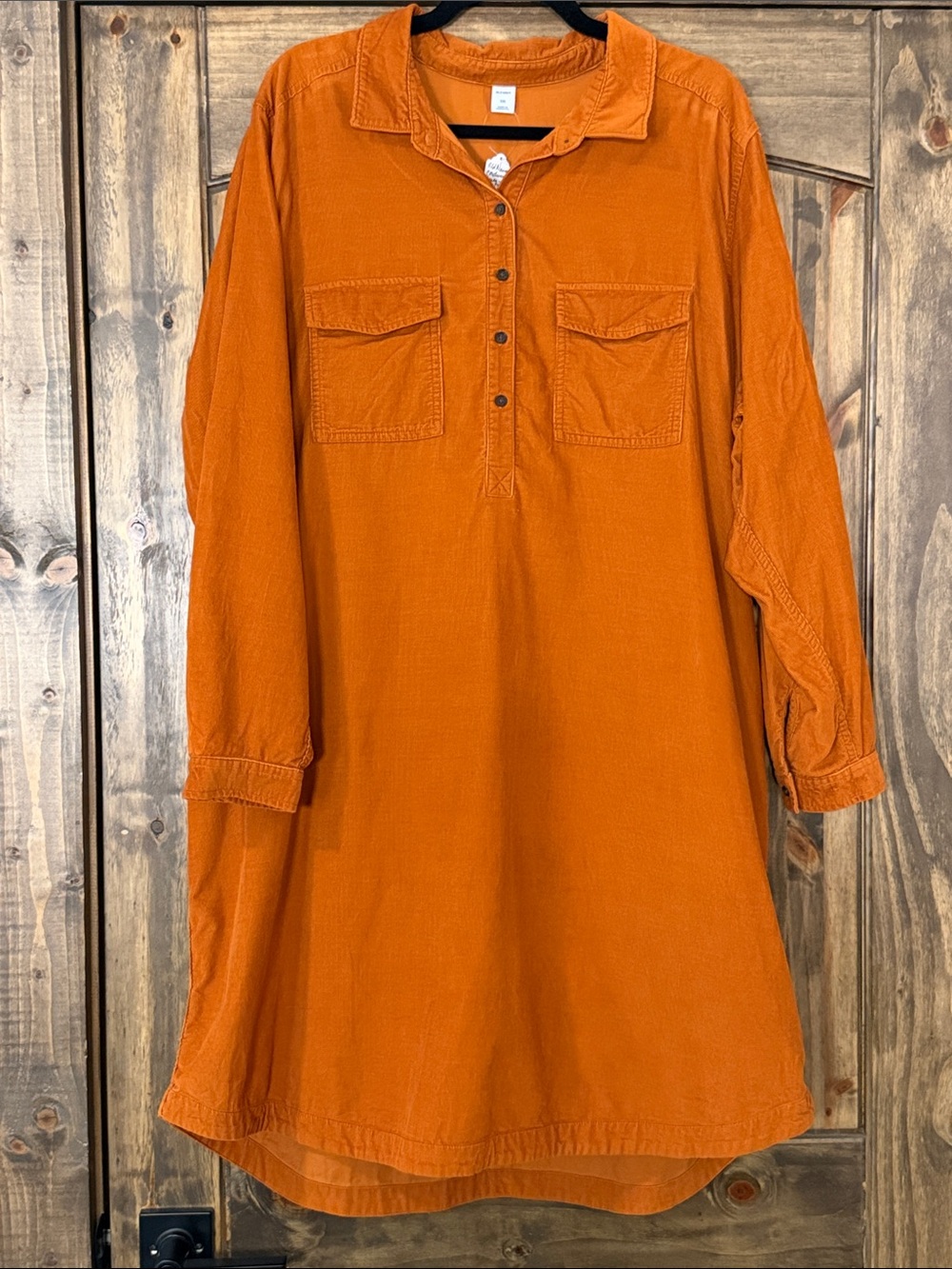 Old Navy Rust Corduroy Dress
